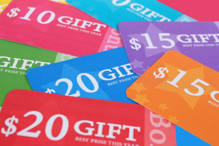 Set of coupons for shopping to save money